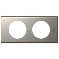 Купить Legrand Celiane Никель Велюр Рамка 2-я (2+2 мод) 069112