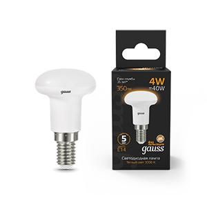 Gauss Лампа R39 4W 350lm 2700K Е14 LED 106001104
