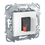 Купить SE Unica Белый АудиоРозетка MGU5.486.18ZD