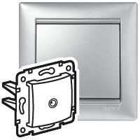 Legrand Valena Алюминий Розетка TV оконечная, 10 дБ 770130