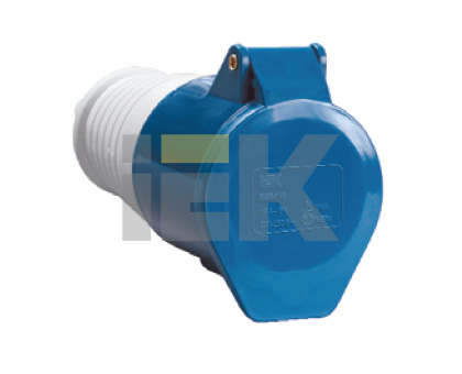 Купить IEK Розетка 223 переносная 2Р+РЕ 32А 220В IP44