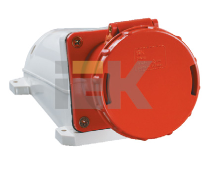 Купить IEK Розетка 135 стационарная 3Р+РЕ+N 63А 380В IP54
