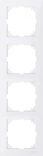 Купить SE Merten SM M-Pure Полярно-Бел Рамка 4-ая MTN4040-3619
