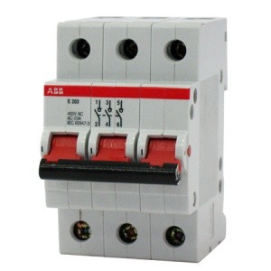 ABB E203r Рубильник 3P 80A рычаг крас. 2CDE283001R0080