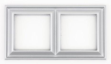 JUNG EcoProfi DECO Алюминий Рамка 2-ая EPD482AL
