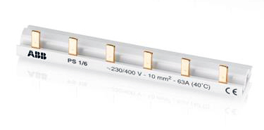 ABB PS1/6 Шина 1Ф к. 6мод.63А 2CDL210001R1006