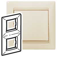 Legrand Valena Крем Рамка 2-ая верт 774356