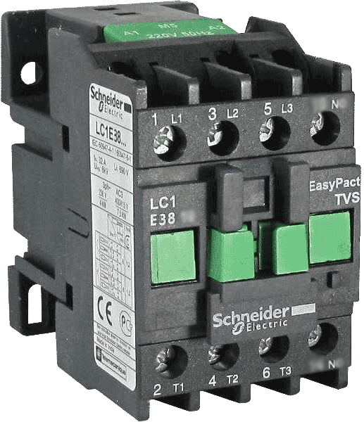 SE EasyPact TVS TeSys E Контактор 3P 1НО 38А 400В AC3 380В 50Гц LC1E3810Q5 SE EasyPact TVS TeSys E Контактор 3P 1НО 38А 400В AC3 380В 50Гц LC1E3810Q5