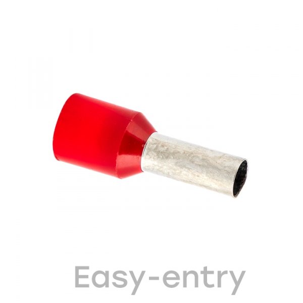 EKF PROxima Наконечник штыревой втулочный изолированный НШвИ 10,0-12 (50шт.)