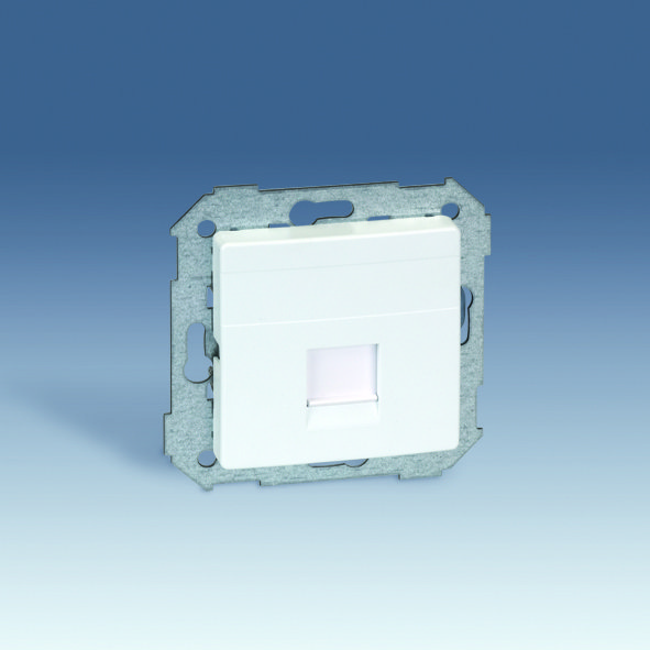 Simon 75 Мех Шампань Адаптер на 1 RJ-45 75540-, 75541-, 75528-, 75544-39 АМР 82005-34