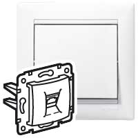 Legrand DIY Valena Бел Розетка ТЛФ 1-ая 694274