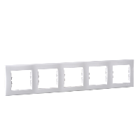 Купить SE Sedna Бел Рамка 5-ая горизонтальная SDN5800921