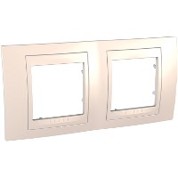 Купить SE Unica Хамелеон Беж/Беж Рамка 2-ая горизонтальная MGU6.004.25