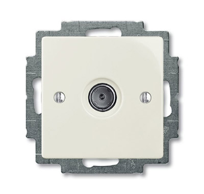 ABB BJB Basic 55 Шале (бел) Розетка TV оконечная 2CKA001724A4317