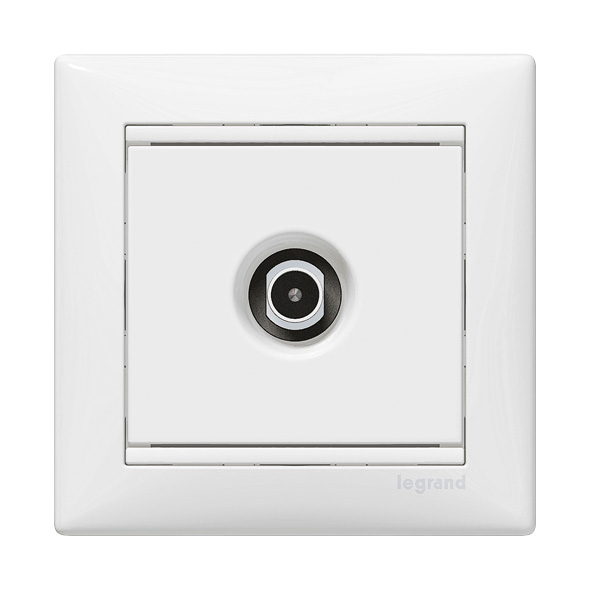 Купить Legrand Valena Бел Розетка TV проходная, 14 дБ 774431