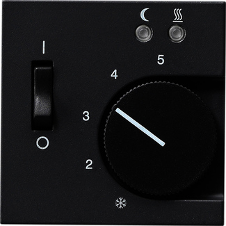 Gira S-55 Антрацит Накладка регулятора теплого пола 149428