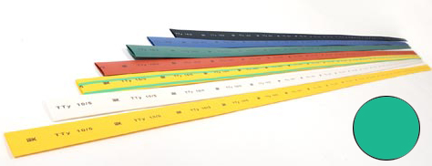 Купить IEK Трубка термоусадочная ТТУ нг-LS 16/8 зеленая 1м