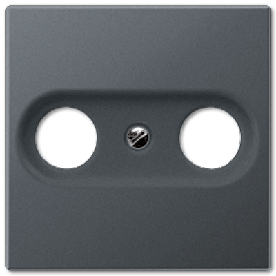JUNG A 500 Антрацит Накладка TV-FM розетки A561BFPLTVANM