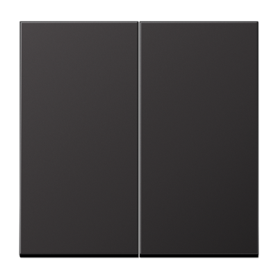 JUNG Клавиша для KNX кнопки, 2 группы металл дарк AL102D