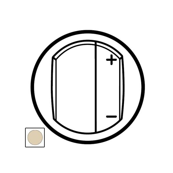 Legrand Celiane Беж Накладка светорегулятора нажимного (мех-м 67080,67081, 67082, 67083, 67084) 066250