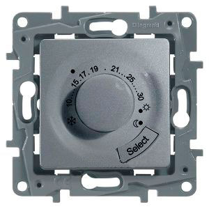 Купить Legrand Etika Алюминий Термостат для пола 672430