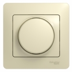 Купить SE Glossa Беж Светорегулятор (диммер) поворотный, 300Вт (в сборе с рамкой) GSL000234