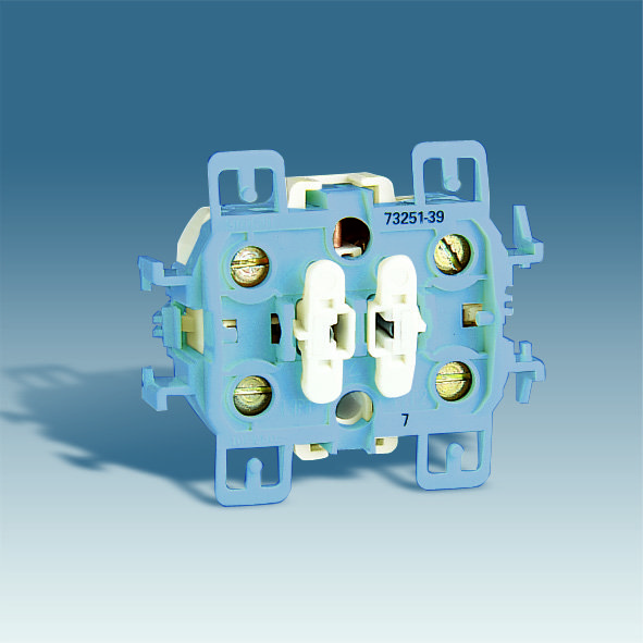 Simon 73 loft Мех Выключатель 2-клавишный, 10А 73398-39