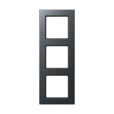 JUNG A550 Матовый антрацит Рамка 3-ая для вертикальной и горизонтальной установки A5583BFANM