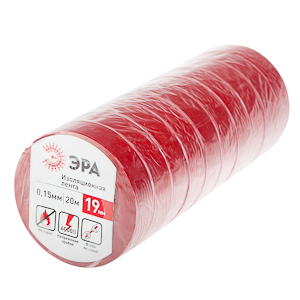 Купить ЭРА 43584/43577 ПВХ-изолента 19мм*20м красная