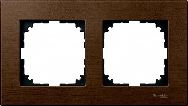 Купить SE Merten SM M-Elegance Орех Рамка 2-ая MTN4052-3473