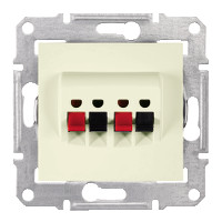 Купить SE Sedna Беж Аудиорозетка 2-я SDN5400147