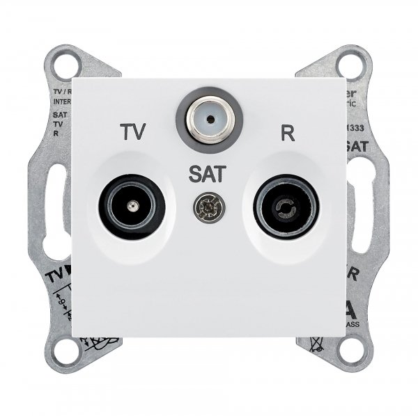 SE Sedna Бел Розетка TV/R/SAT оконечная 1dB SDN3501321