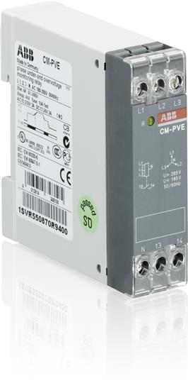 ABB CM-PVE Реле контроля фаз 3ф с контролем N 1SVR550870R9400