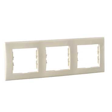 Купить SE Sedna Беж Рамка 3-ая горизонтальная SDN5800547
