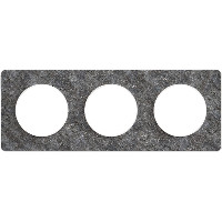 Купить SE Odace Черный фосфор/Бел Рамка 3-ая S52P806T