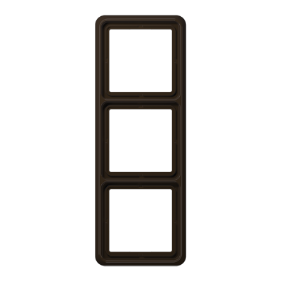 JUNG CD 500 Коричневая Рамка 3-ая CD583BR