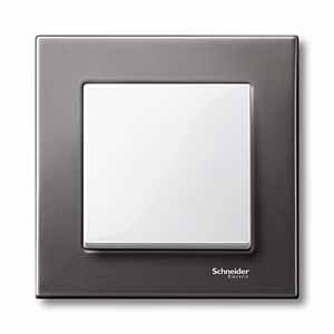 Купить SE Merten SM M-Elegance Серый родий Рамка 1-ая MTN403114