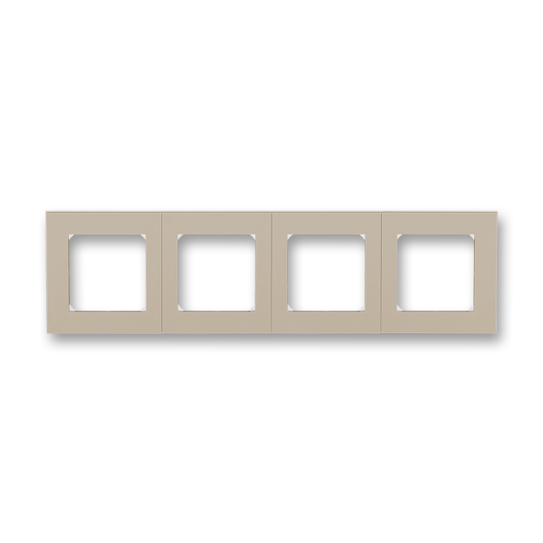 ABB EPJ Levit кофе макиато / белый Рамка 4 поста, 2CHH015040A6018