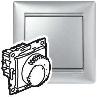 Legrand Valena Алюминий Термостат без выключателя "Стандарт" 8А 770226