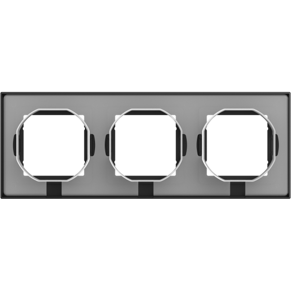 Купить Systeme Electric AtlasDesign Aqua Карбон Рамка 3-ая IP44