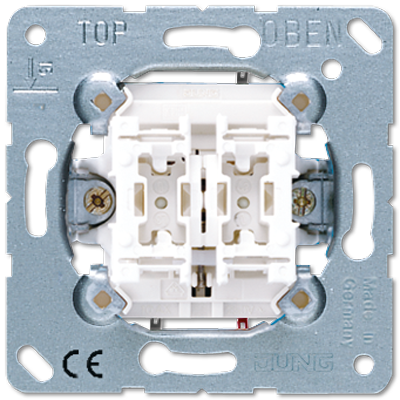 JUNG Мех Выключатель жалюзийный кнопочный с блокировкой 539VU