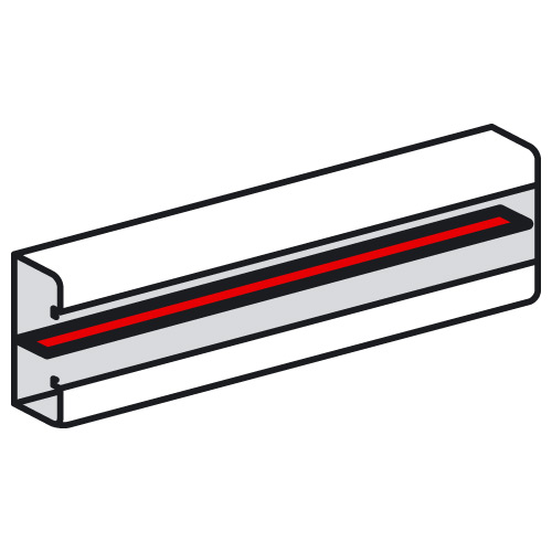 Legrand Metra Перегородка разделительная для кабель-канала (2м) 638008