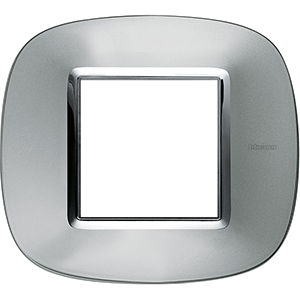 BT Axolute Зеркальный Алюминий Рамка 2 мод эллипс HB4802XC