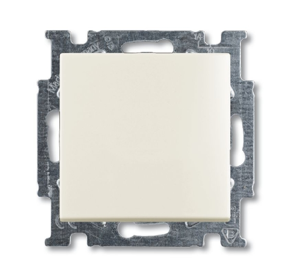 ABB BJB Basic 55 Беж Выключатель кнопочный 1-клавишный, НО контакт 2CKA001413A1083