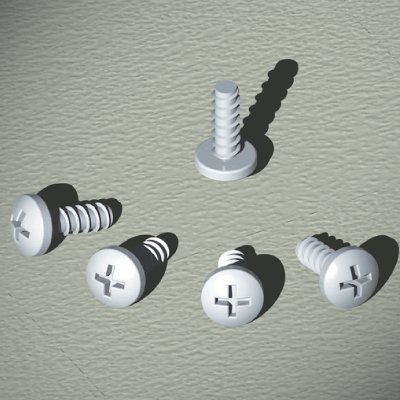 DKC Винты самонарезающие, М4.8x12, 1 упаковка - 50 шт.