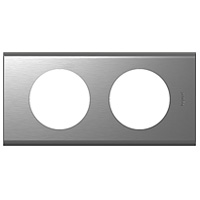 Купить Legrand Celiane Сталь фактурная Рамка 2-я (2+2 мод) 069102