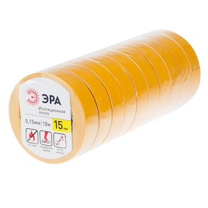 Купить ЭРА 43904/43898 ПВХ-изолента 15мм*10м желтая