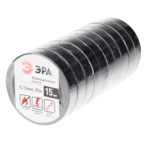 Купить ЭРА 43683/43676 ПВХ-изолента 15мм*20м черная