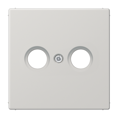 JUNG LS 990 Светло-серая Накладка TV-FM розетки LS990TVLG
