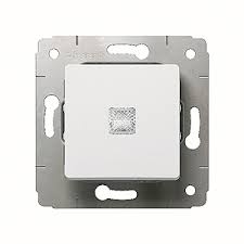 Купить Legrand Cariva Бел Выключатель 1-клавишный с подсветкой 773610